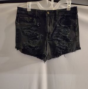 American eagle distressed jeans shorts